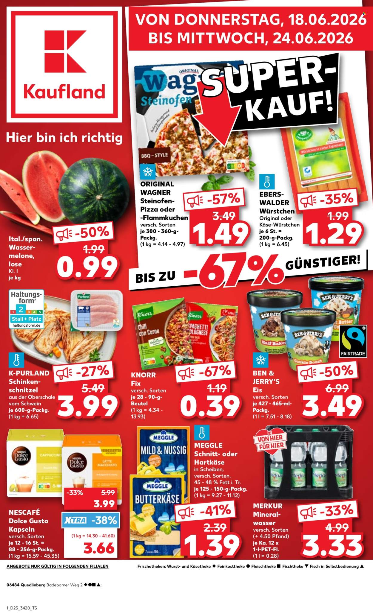 Kaufland Prospekte  - 18.06.2026 - 24.06.2026. Seite 1