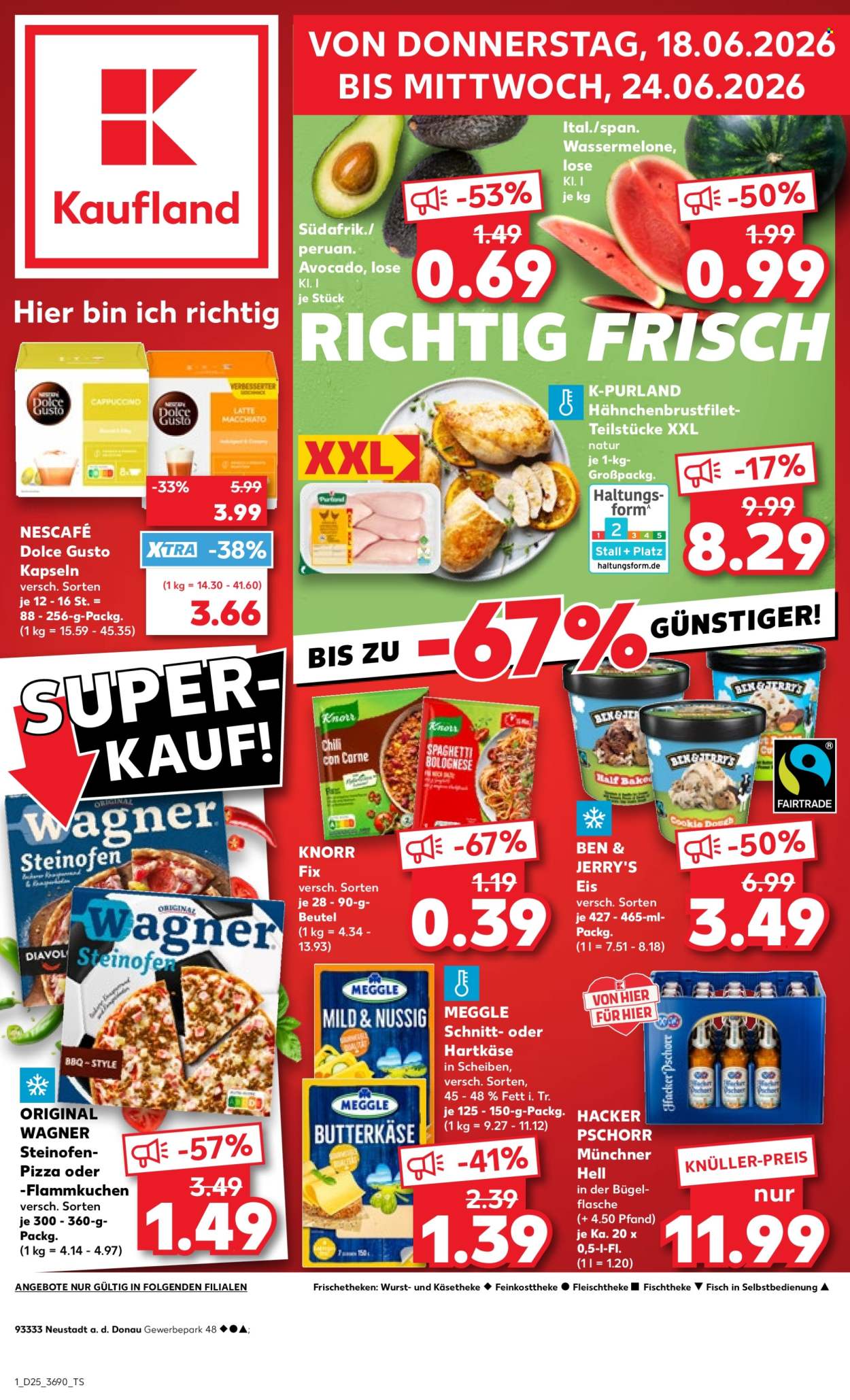 Kaufland Prospekte  - 18.06.2026 - 24.06.2026. Seite 1