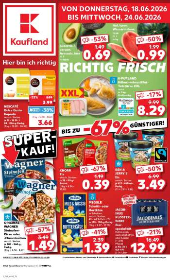 Prospekte Kaufland - 18.06.2026 - 24.06.2026.