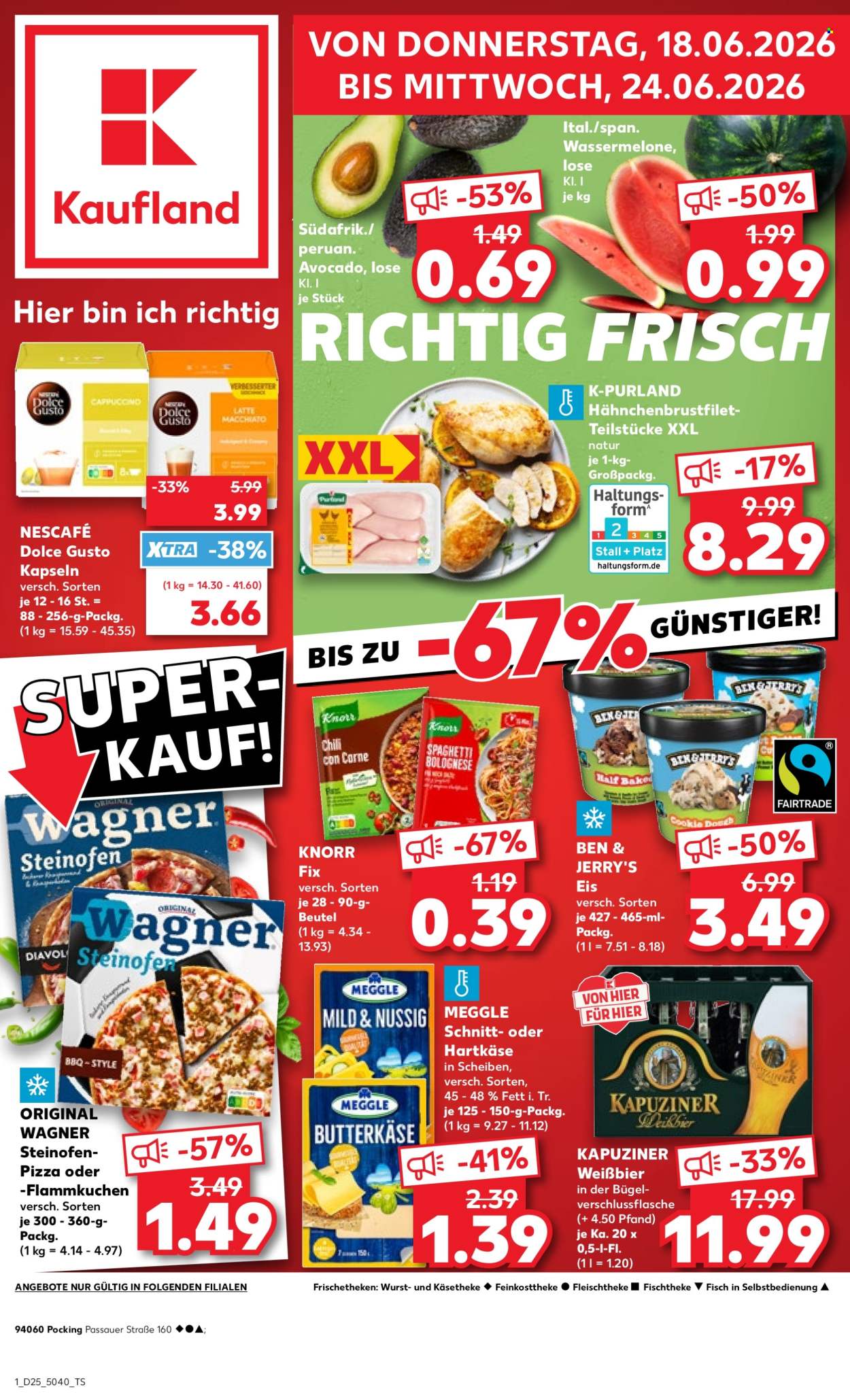 Kaufland Prospekte  - 18.06.2026 - 24.06.2026. Seite 1