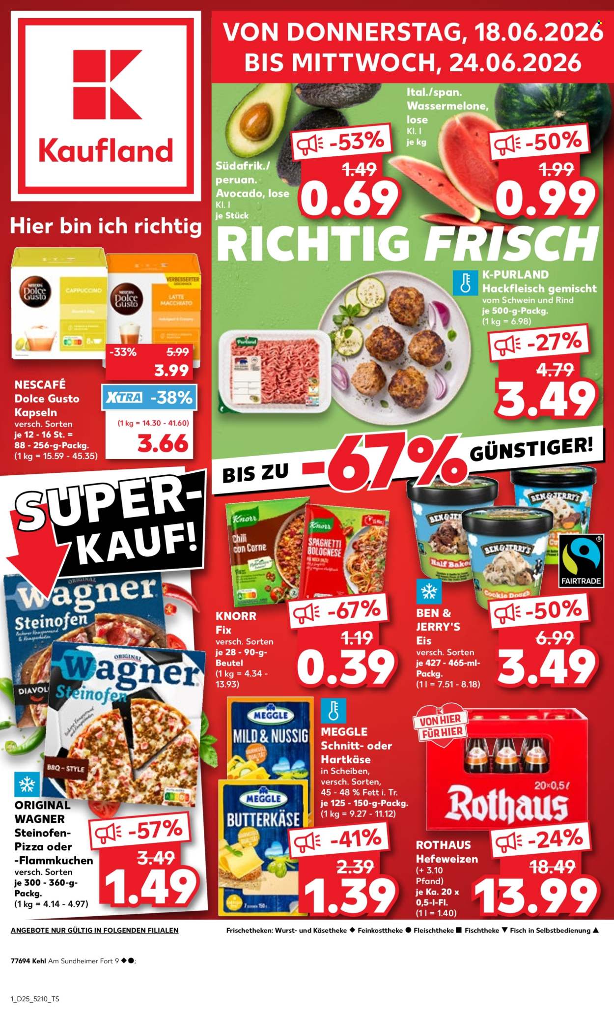 Kaufland Prospekte  - 18.06.2026 - 24.06.2026. Seite 1