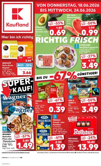Prospekte Kaufland - 18.06.2026 - 24.06.2026.