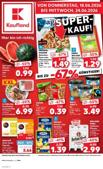 Prospekte Kaufland - 18.06.2026 - 24.06.2026.