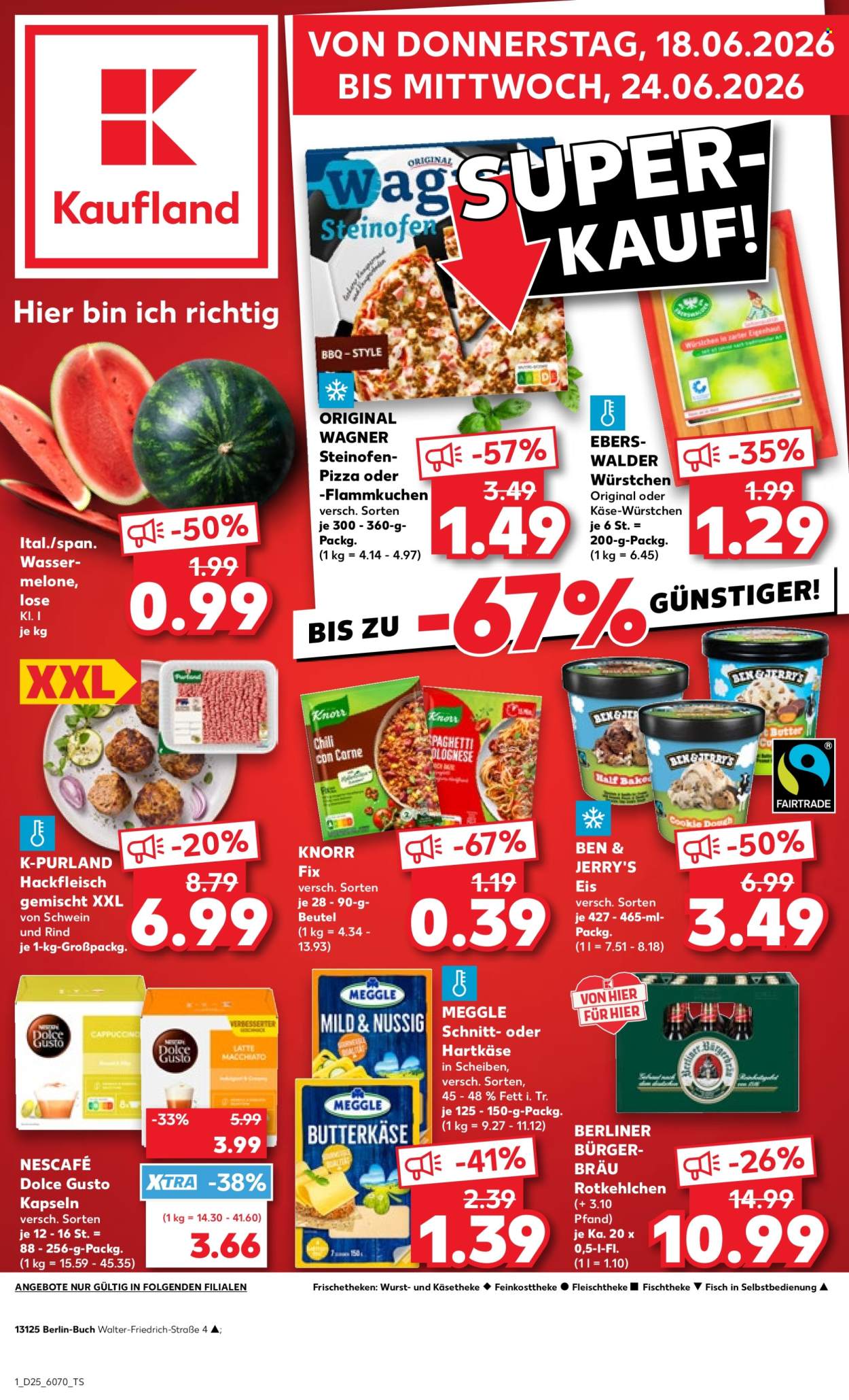 Kaufland Prospekte  - 18.06.2026 - 24.06.2026. Seite 1