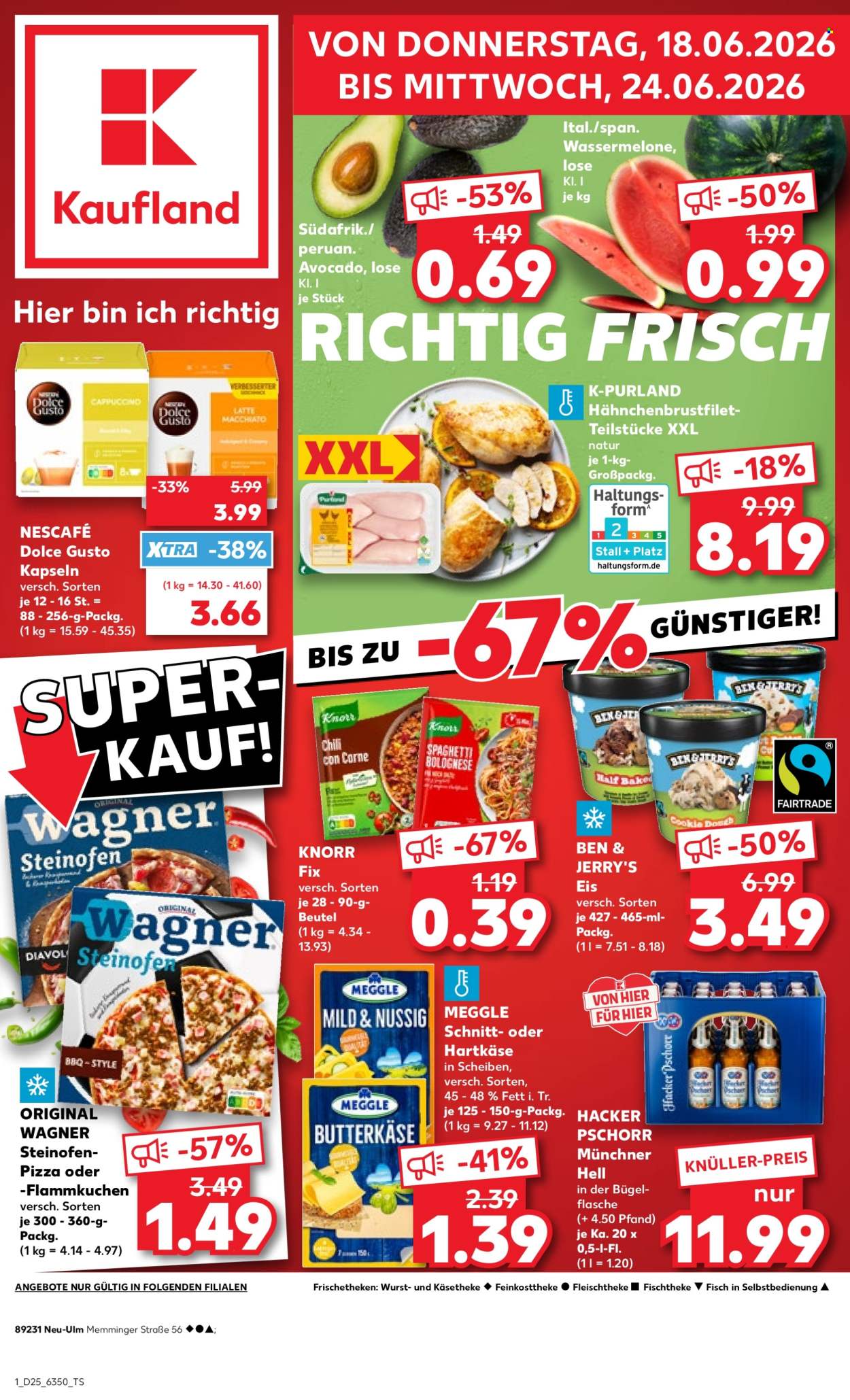 Kaufland Prospekte  - 18.06.2026 - 24.06.2026. Seite 1