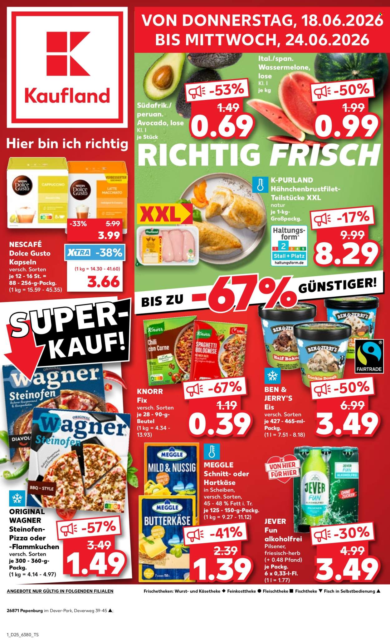 Kaufland Prospekte  - 18.06.2026 - 24.06.2026. Seite 1