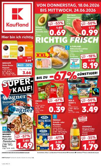 Prospekte Kaufland - 18.06.2026 - 24.06.2026.
