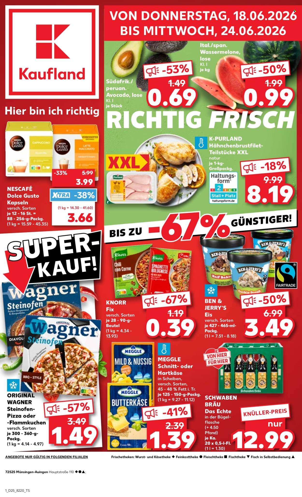 Kaufland Prospekte  - 18.06.2026 - 24.06.2026. Seite 1