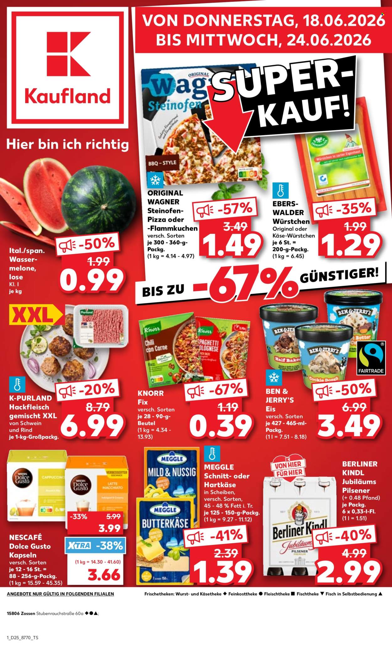 Kaufland Prospekte  - 18.06.2026 - 24.06.2026. Seite 1