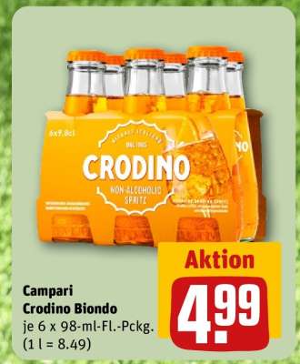 Campari Crodino Biondo