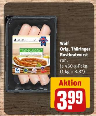 Wolf Orig. Thüringer Rostbratwurst