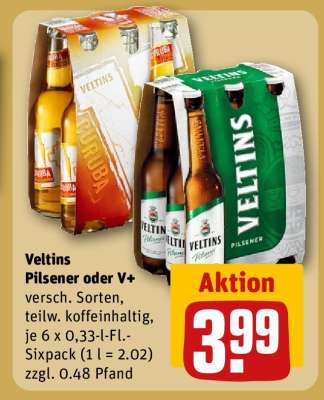 Veltins Pilsener oder V+