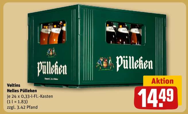 Veltins helles Pülleken*