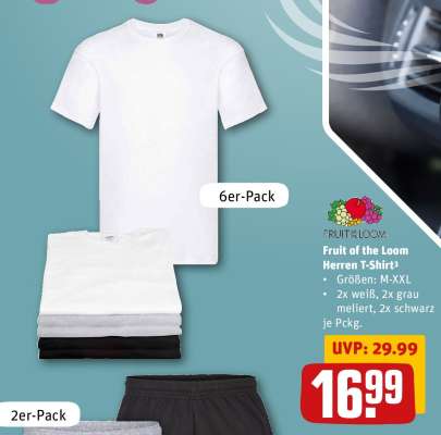 Fruit of the Loom Herren T-Shirt