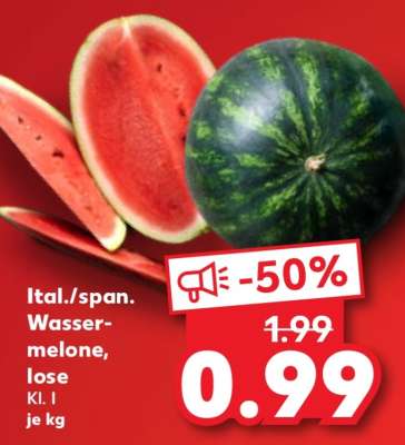 Ital./span. Wassermelone, lose