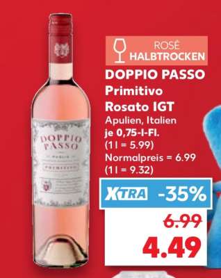 DOPPIO PASSO Primitivo Rosato IGT
