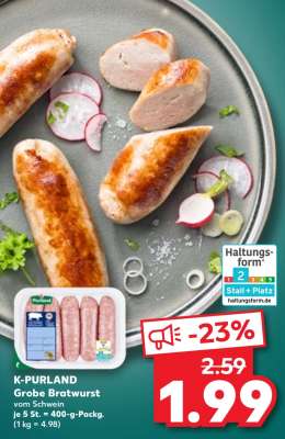 K-PURLAND Grobe Bratwurst