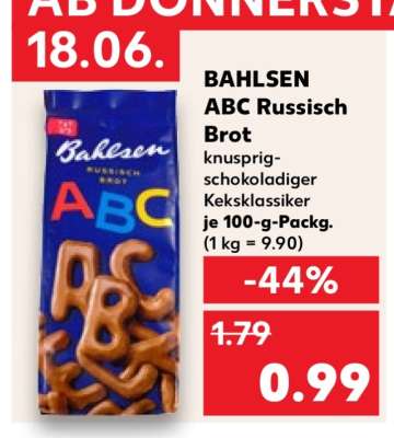 Bahlsen ABC Russisch Brot