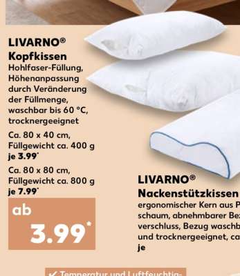 LIVARNO® Kopfkissen