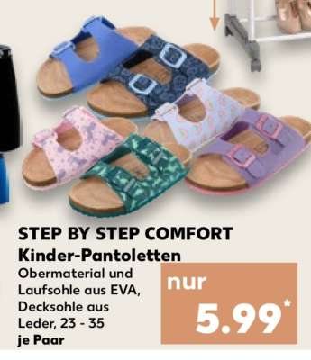 STEP BY STEP COMFORT Kinder-Pantoletten