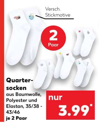 Quartersocken