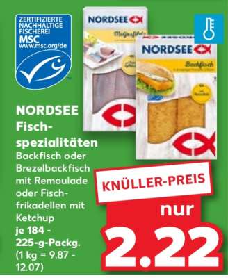 NORDSEE Fischspezialitäten