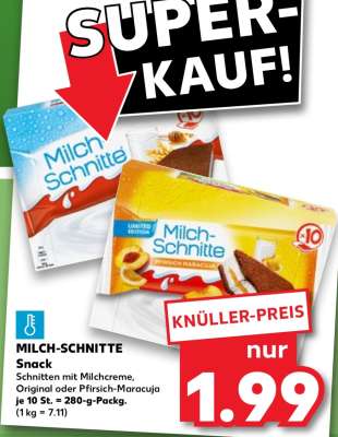 MILCH-SCHNITTE