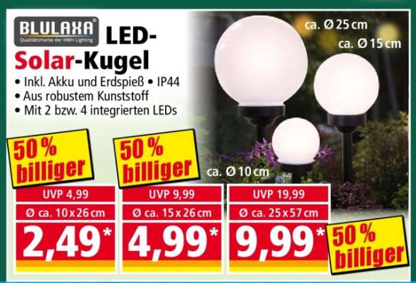 -LED-Solar-Kugel