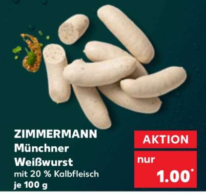 Zimmermann Münchner Weisswurst