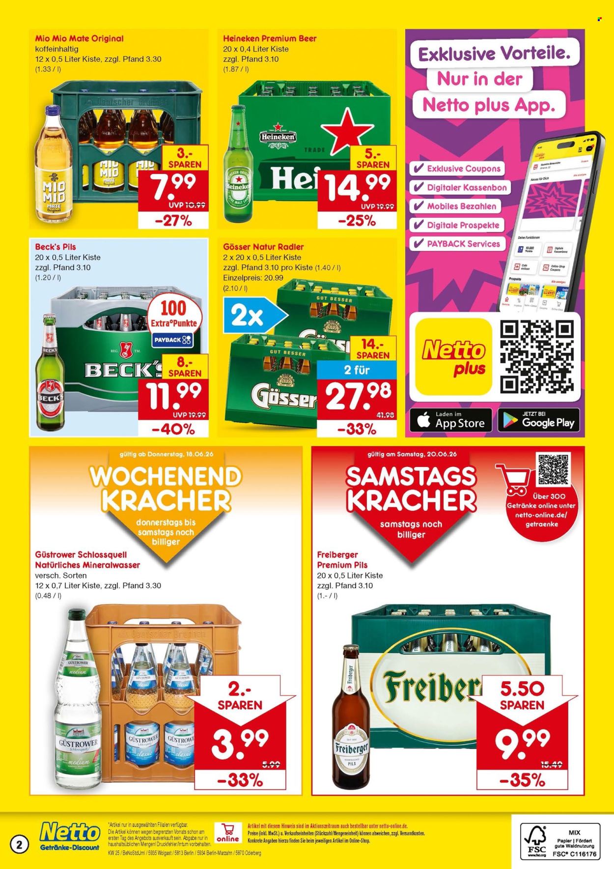 Leták Netto Marken-Discount - 15.6.2026 - 20.6.2026. Strana 2