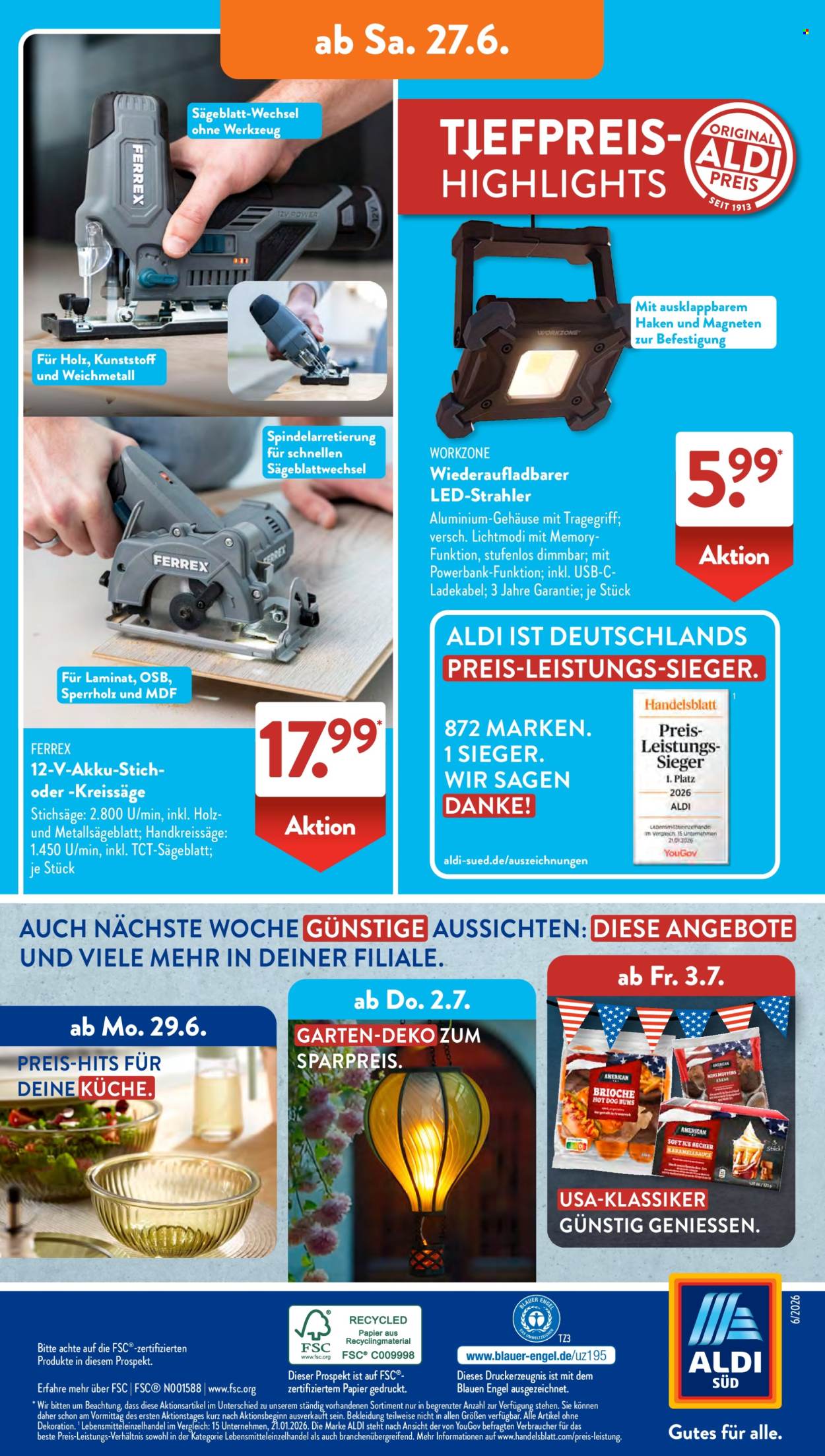 ALDI SÜD Prospekte  - 22.06.2026 - 27.06.2026. Seite 25
