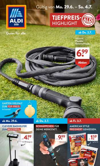 Prospekte ALDI SÜD - 29.06.2026 - 4.07.2026.