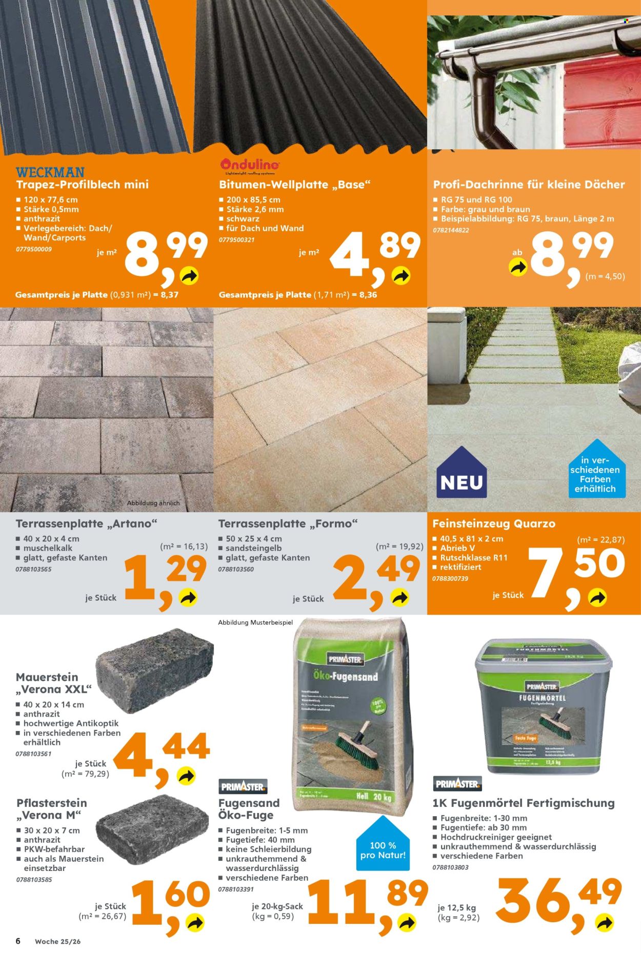 Globus Baumarkt Prospekte  - 15.06.2026 - 20.06.2026. Seite 6