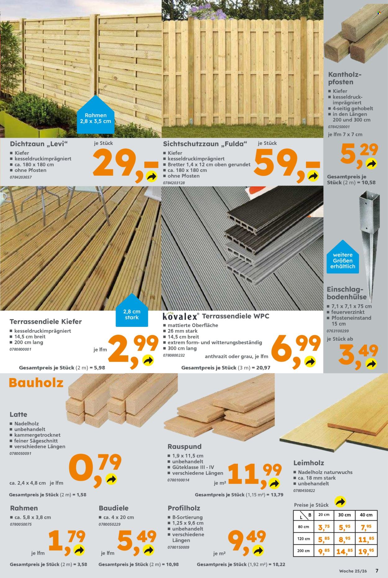 Globus Baumarkt Prospekte  - 15.06.2026 - 20.06.2026. Seite 7