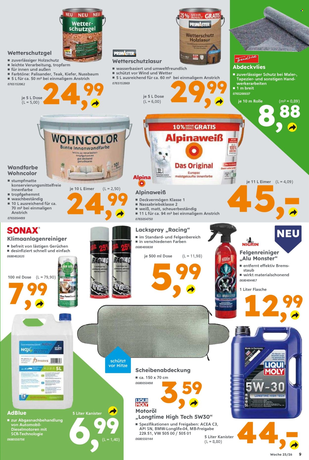 Globus Baumarkt Prospekte  - 15.06.2026 - 20.06.2026. Seite 9