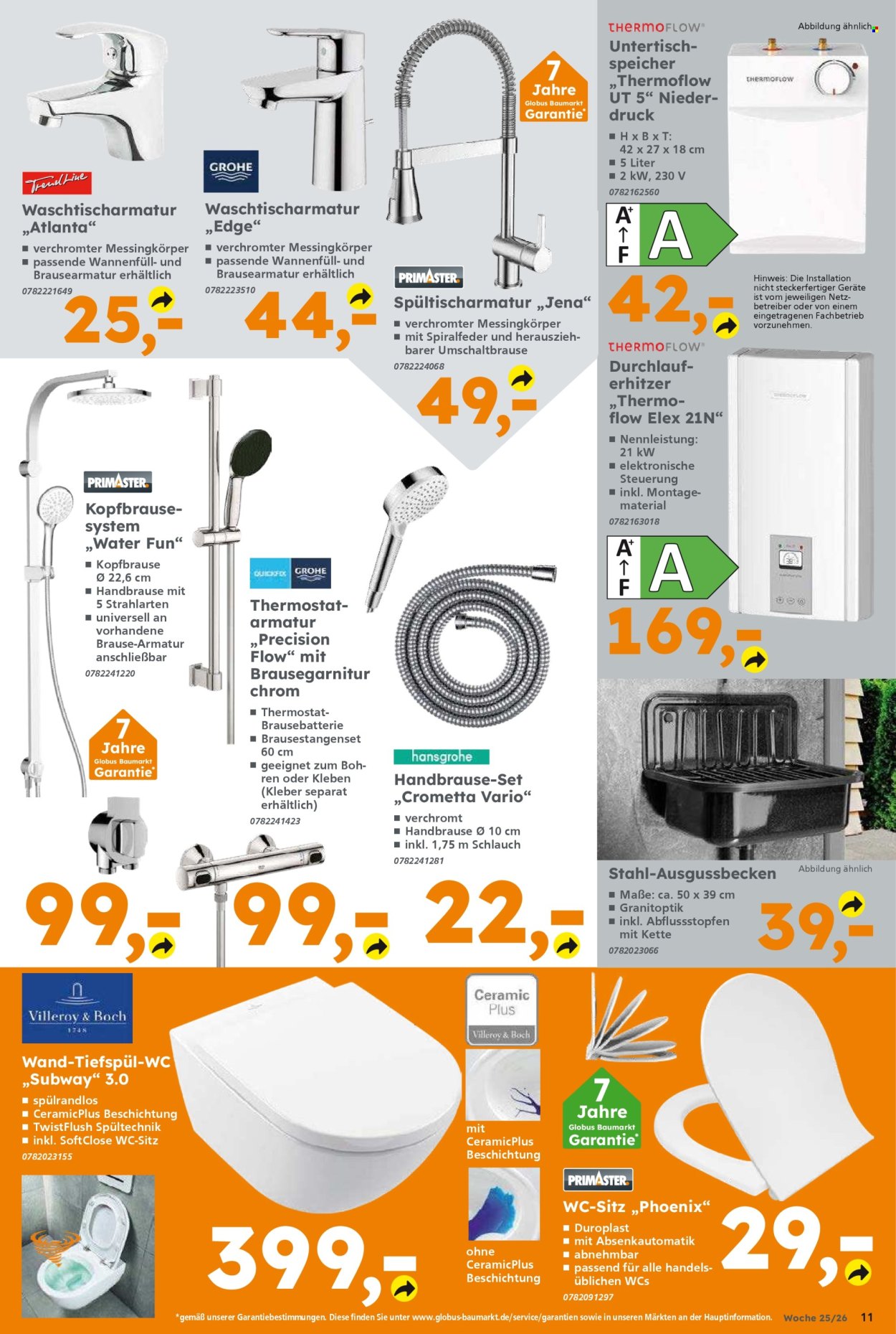 Globus Baumarkt Prospekte  - 15.06.2026 - 20.06.2026. Seite 11