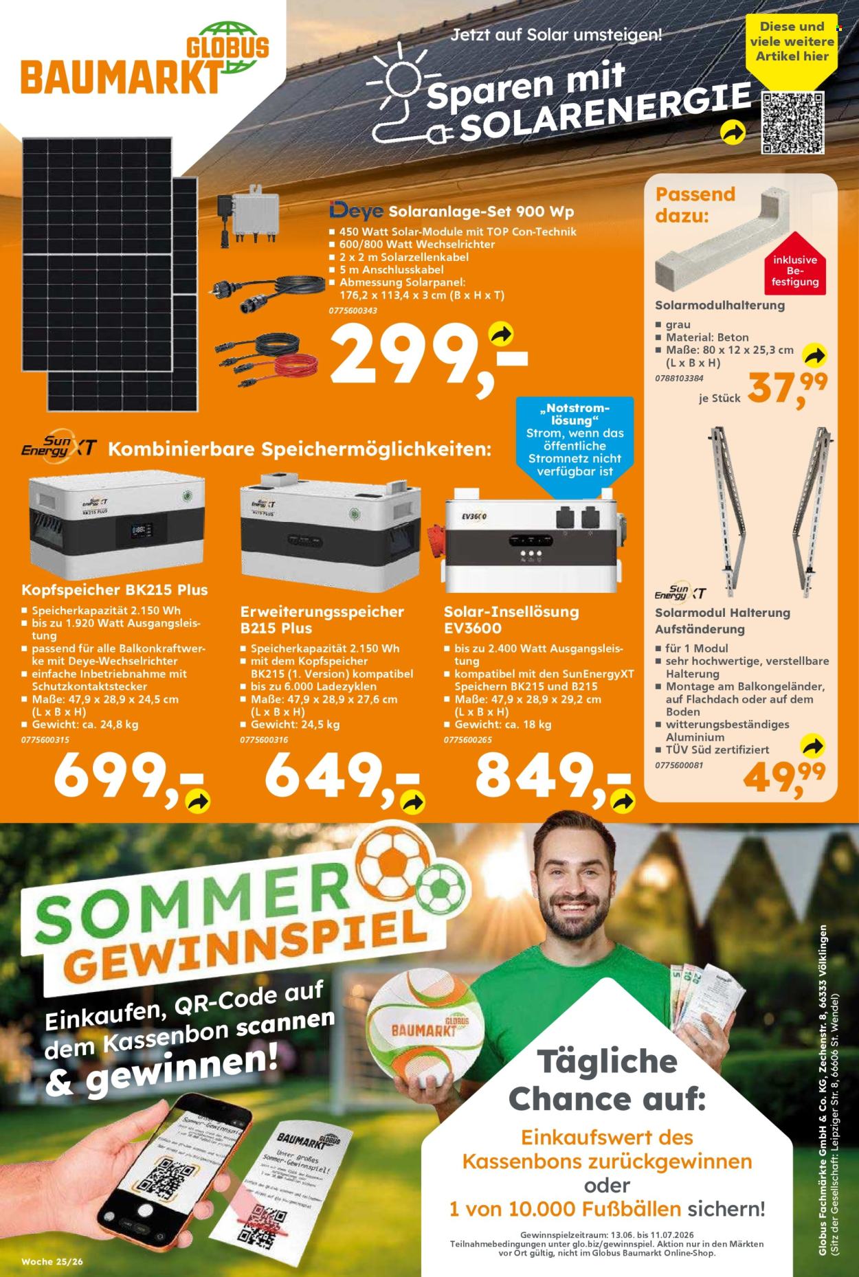 Globus Baumarkt Prospekte  - 15.06.2026 - 20.06.2026. Seite 12