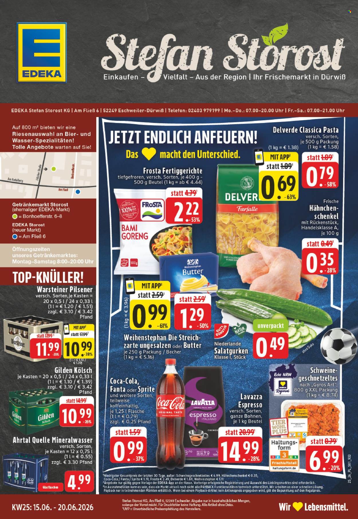 Edeka Prospekte  - 15.06.2026 - 20.06.2026. Seite 1