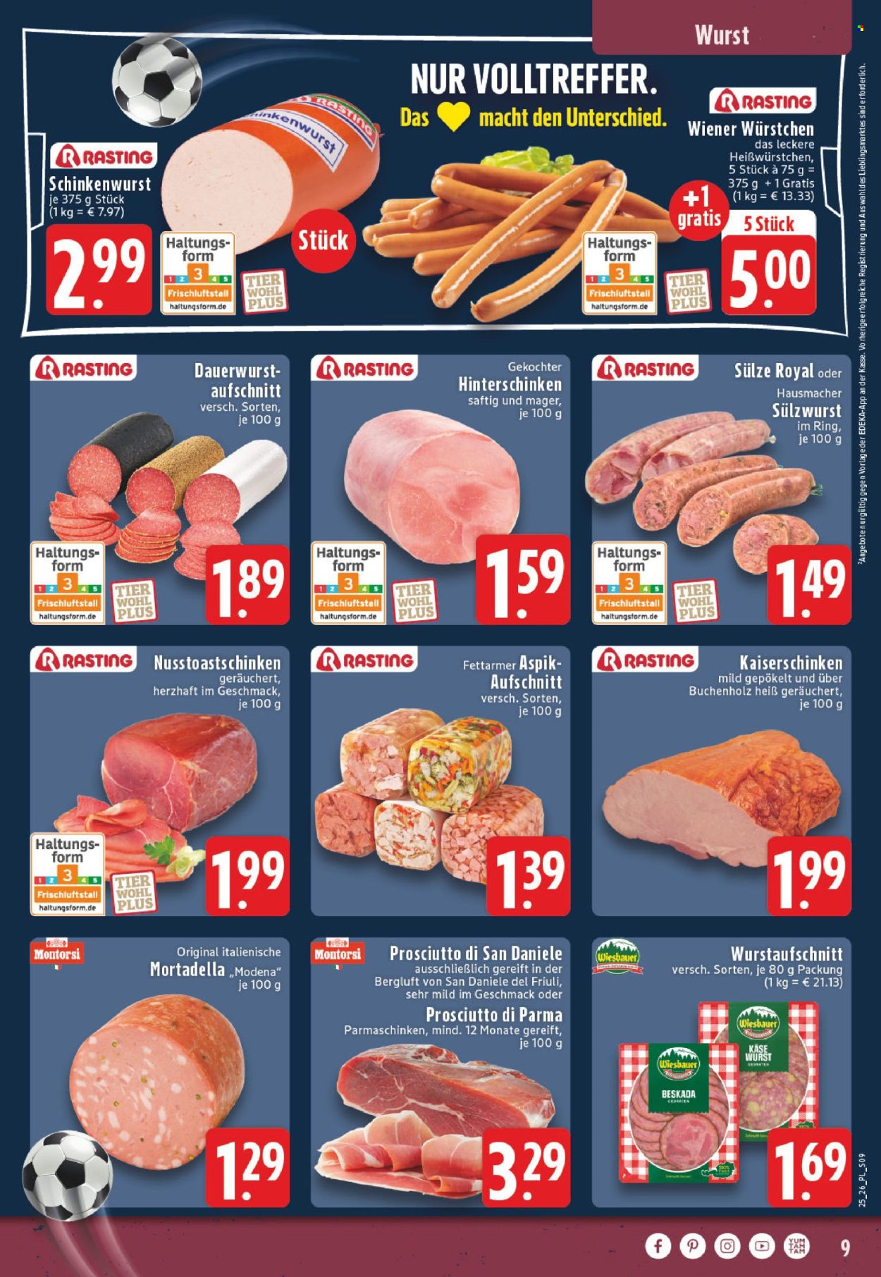 Leták Edeka - 15.6.2026 - 20.6.2026. Strana 9