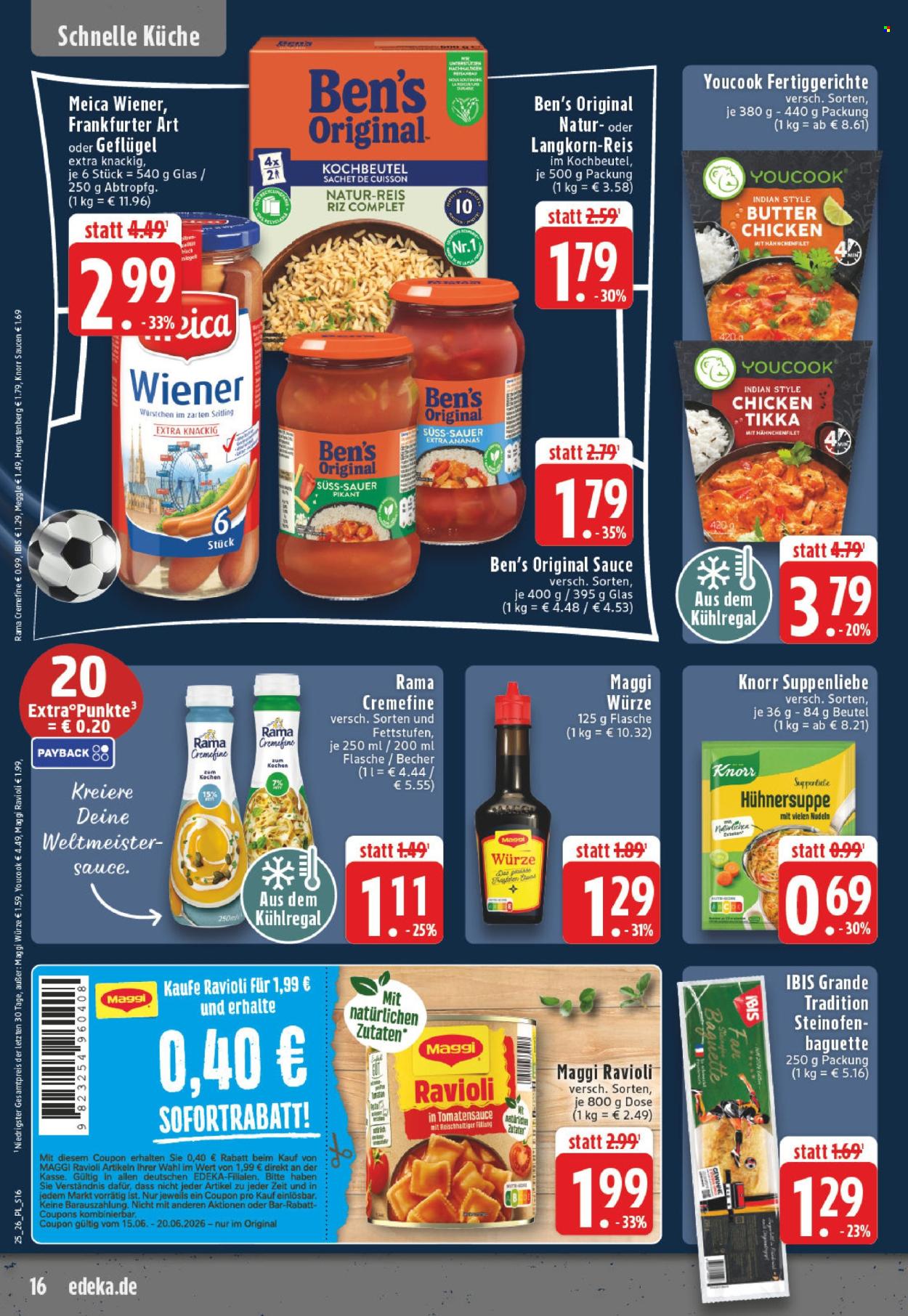 Leták Edeka - 15.6.2026 - 20.6.2026. Strana 16