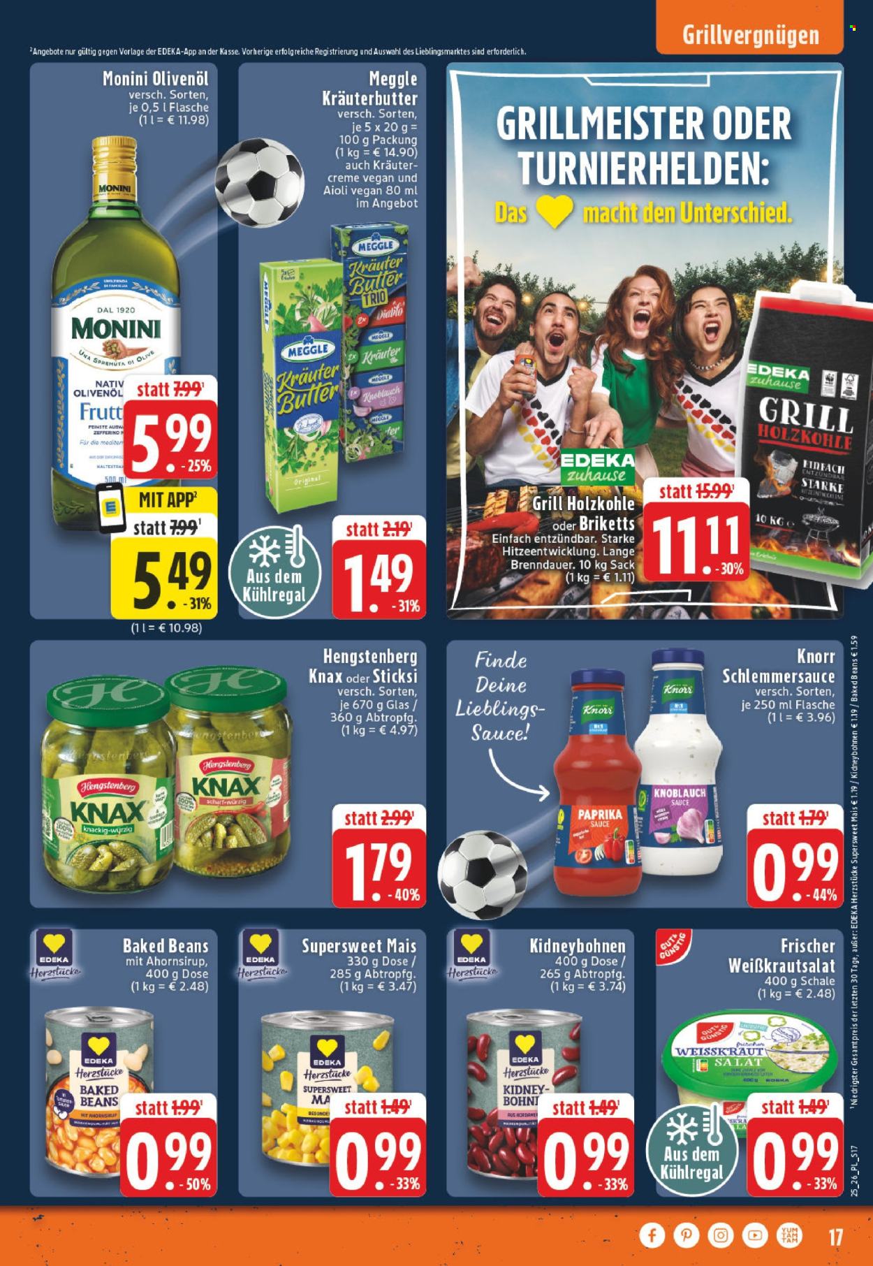 Leták Edeka - 15.6.2026 - 20.6.2026. Strana 17