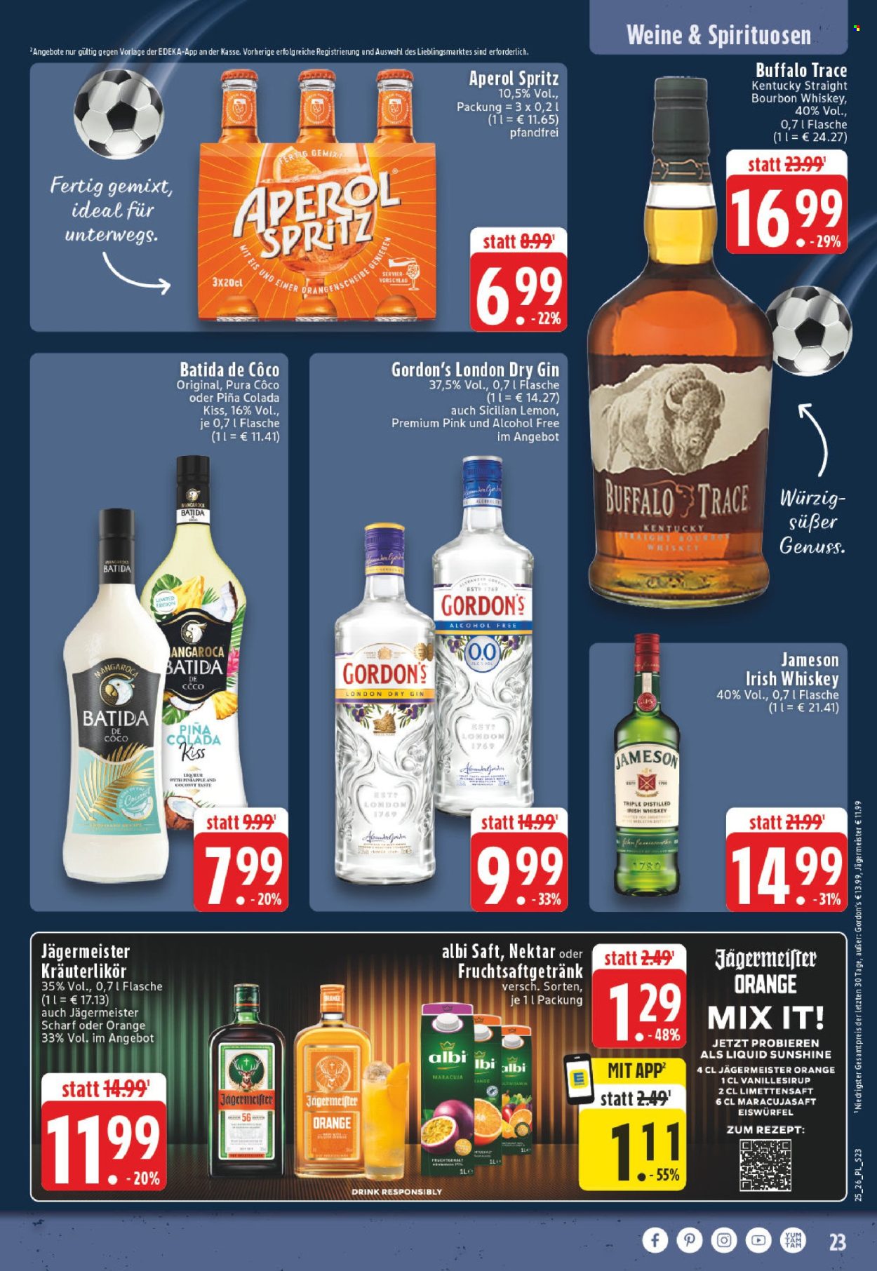 Leták Edeka - 15.6.2026 - 20.6.2026. Strana 23