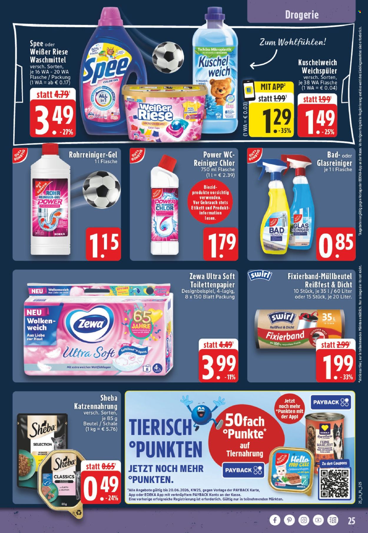 Leták Edeka - 15.6.2026 - 20.6.2026. Strana 25