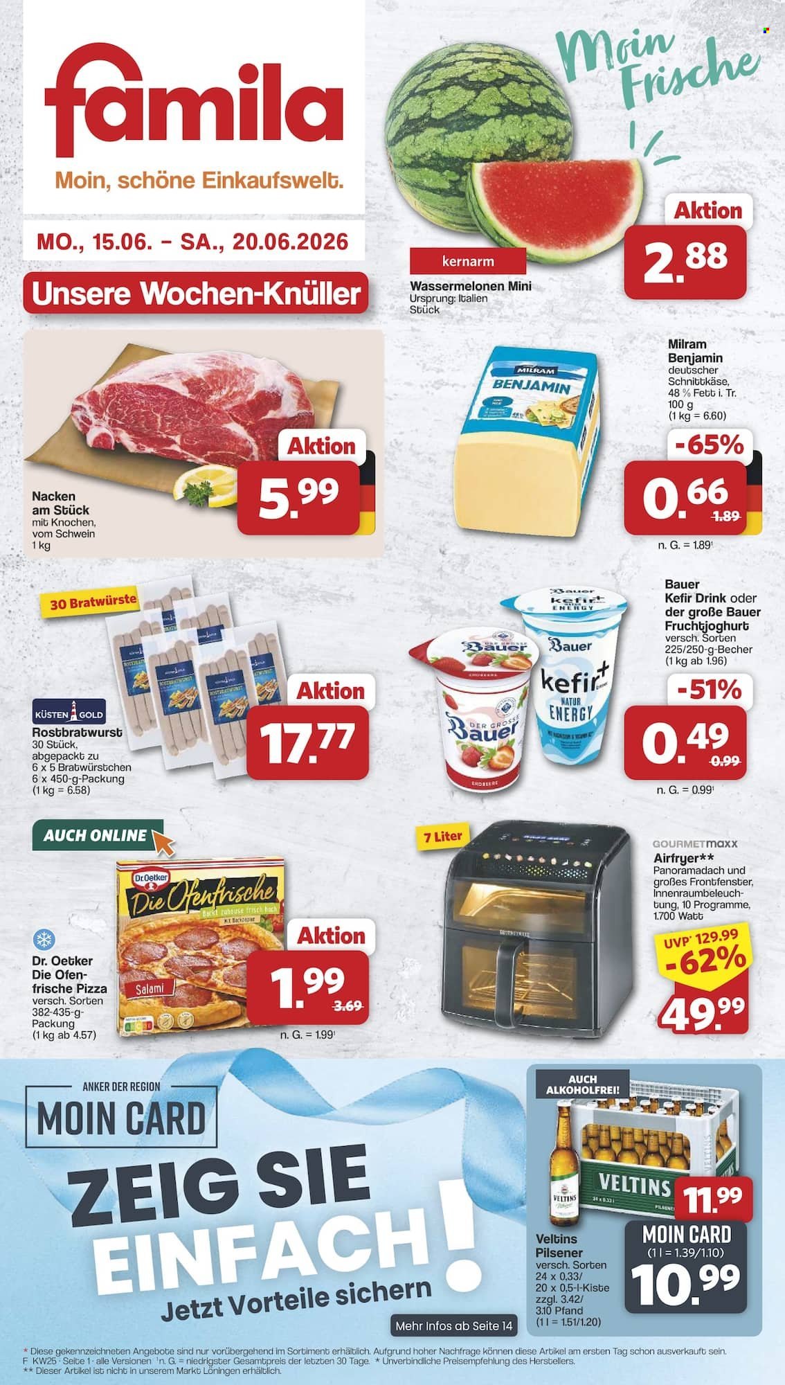 famila Prospekte  - 15.06.2026 - 20.06.2026. Seite 1
