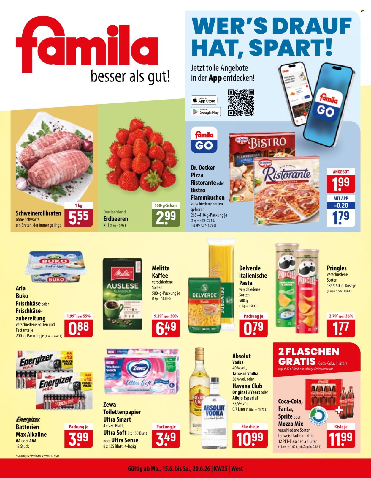 famila Prospekte  - 15.06.2026 - 20.06.2026. Seite 1