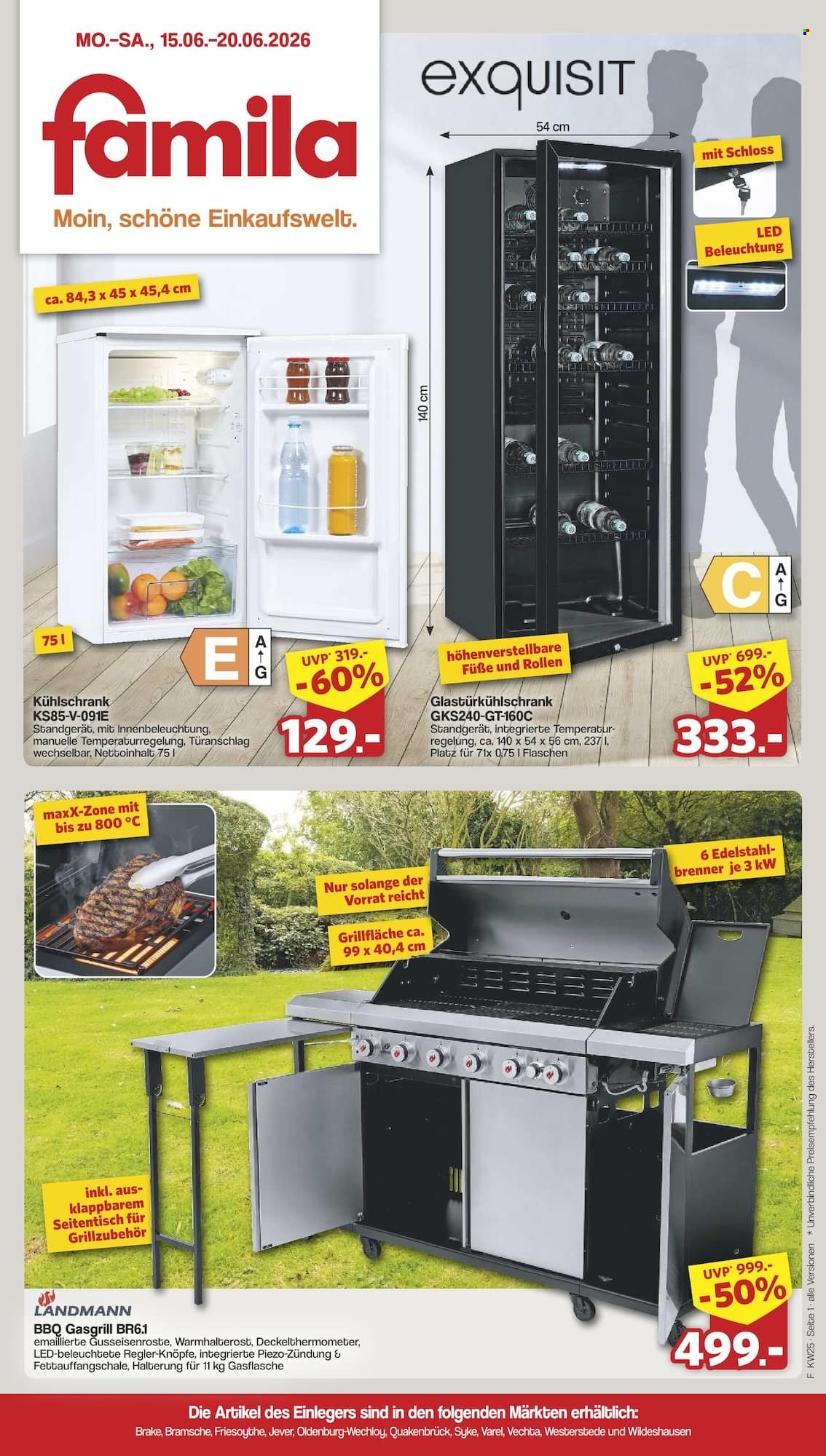 famila Prospekte  - 15.06.2026 - 20.06.2026. Seite 1