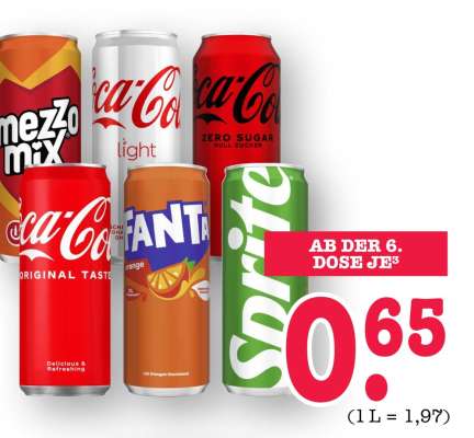 Coca­Cola/ Fanta/ Sprite/