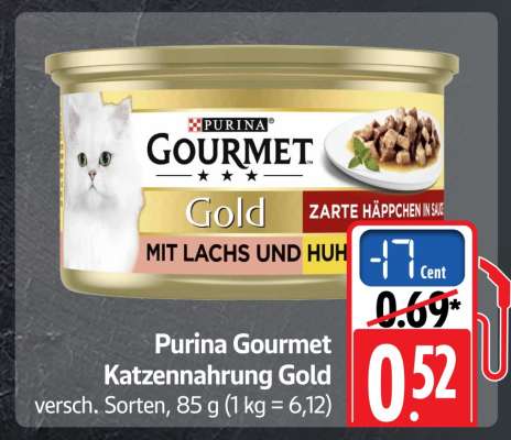 Purina Gourmet Katzennahrung Gold