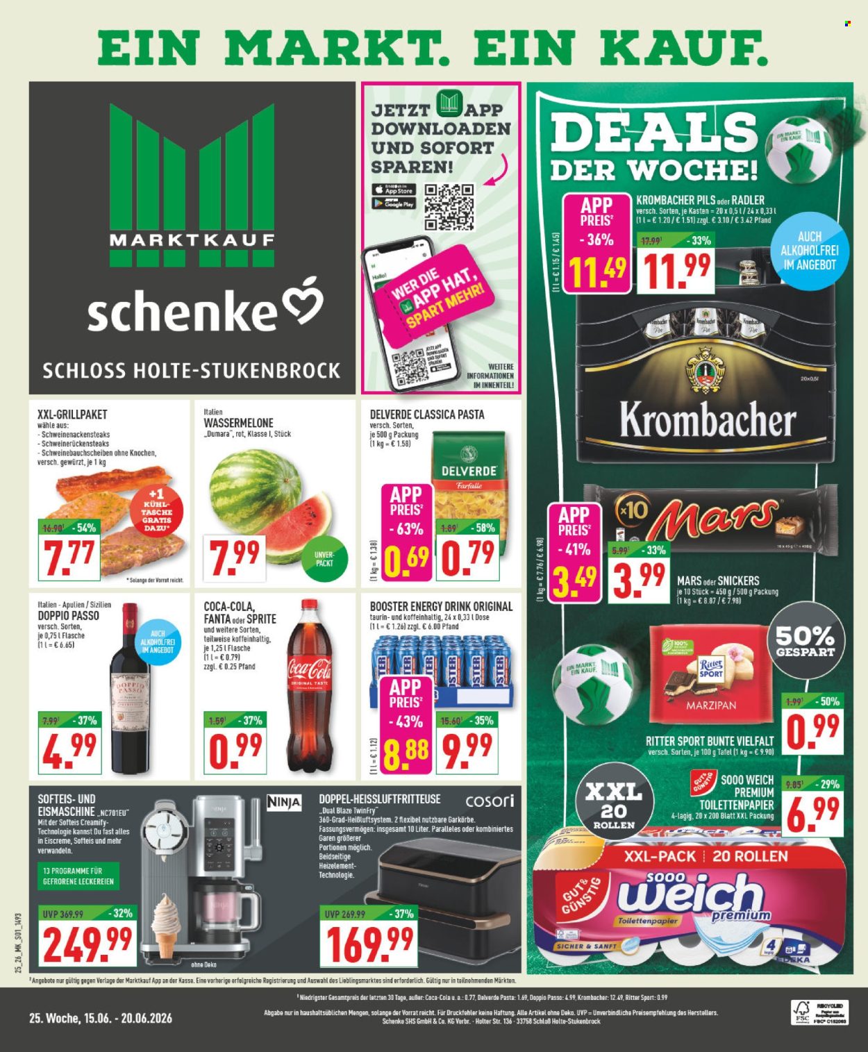 Marktkauf Prospekte  - 15.06.2026 - 20.06.2026. Seite 1