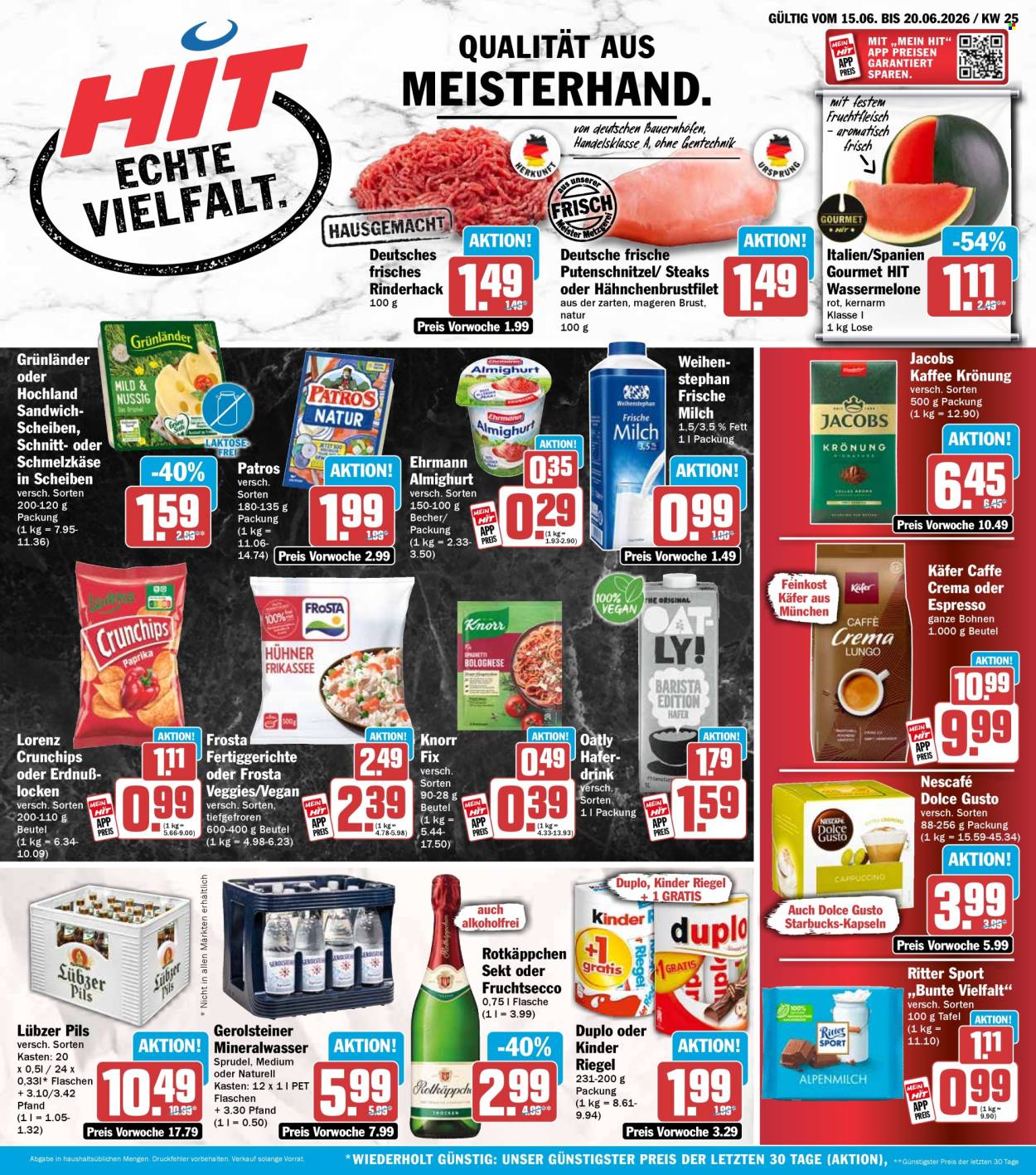 Hit Prospekte  - 15.06.2026 - 20.06.2026. Seite 1